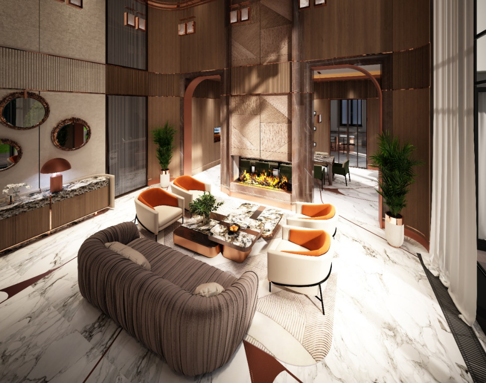 Дизайн интерьера загородного дома в поселке «Лесной простор»