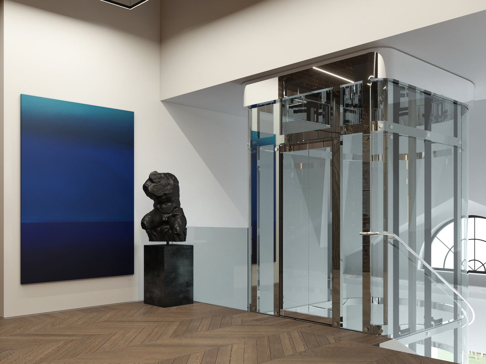 Мансарда частного жилого дома.