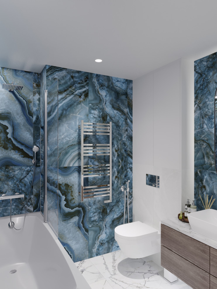 Ванная ЖК Татьянин Парк "Сапфировая нега"