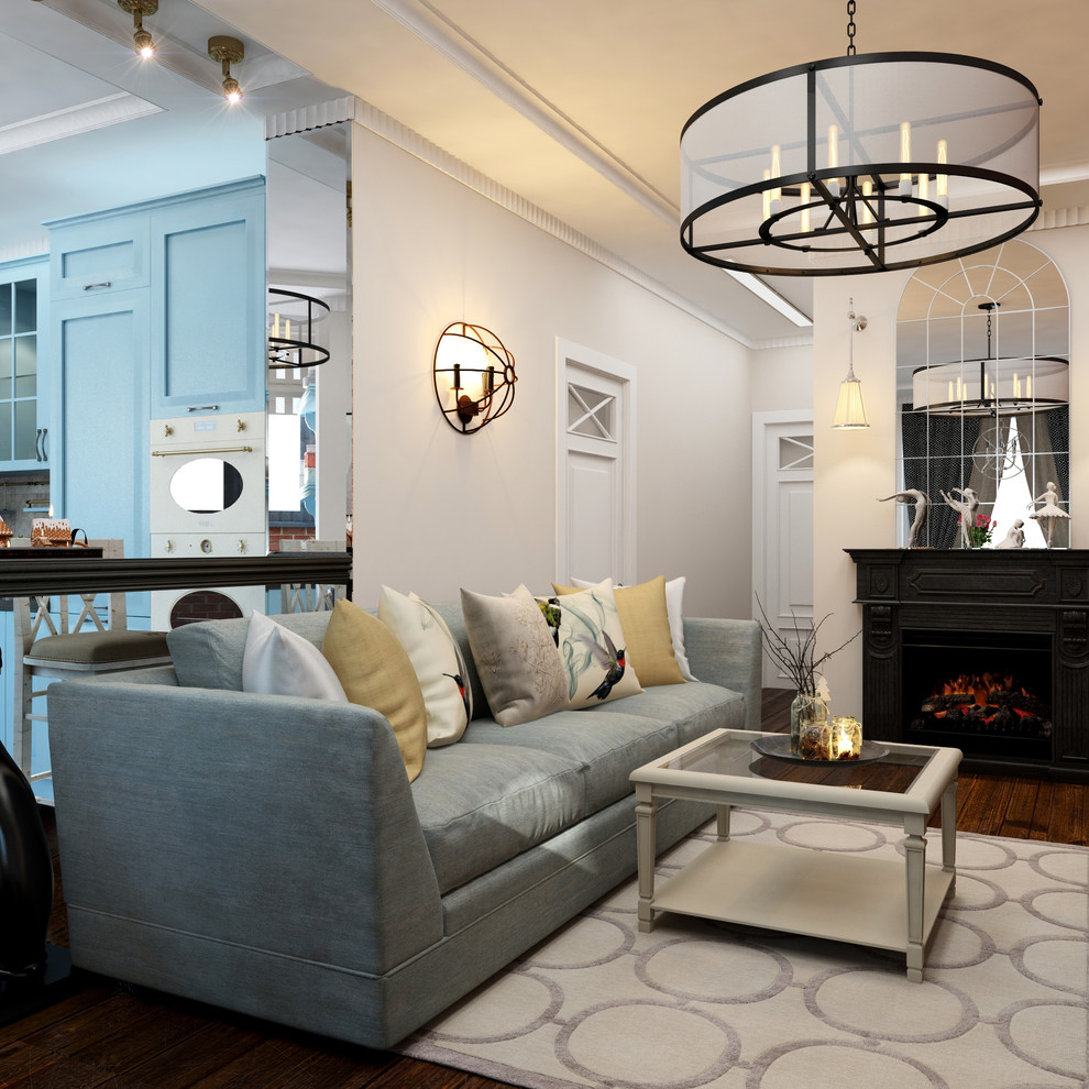 Обложка проекта: Дизайн квартиры в стиле фьюжн