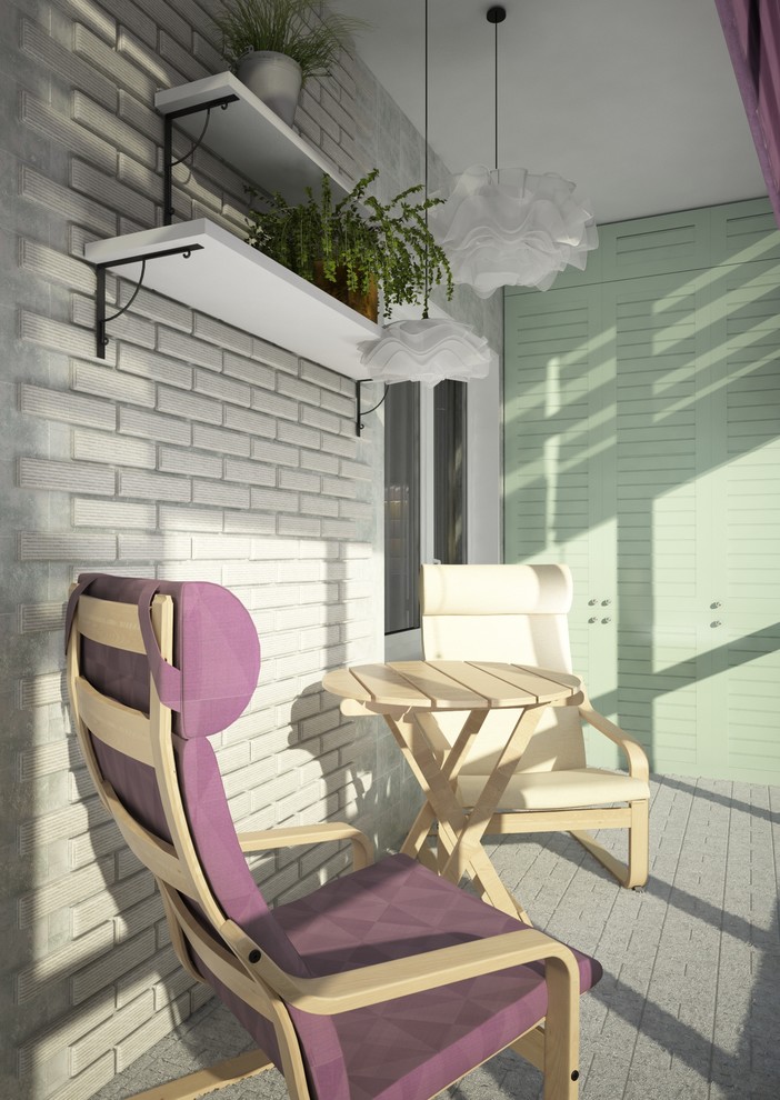 Яркая квартира для молодой пары