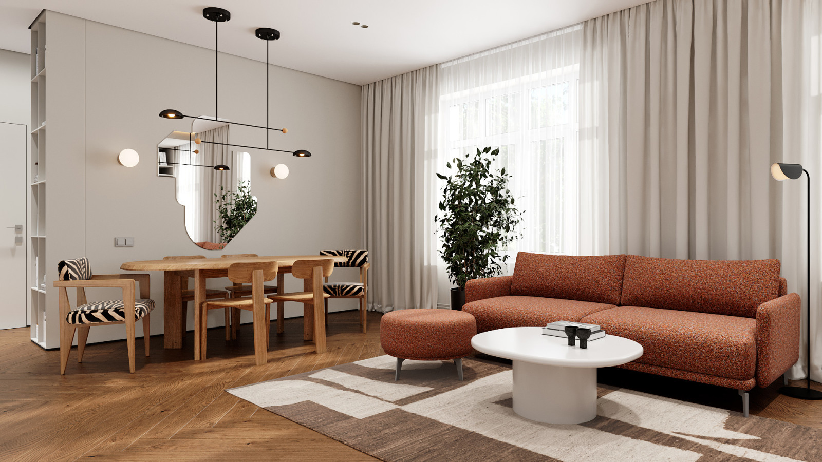 Реконструкция квартиры.  Уланский переулок, тихий центр,96 кв.м ,2024