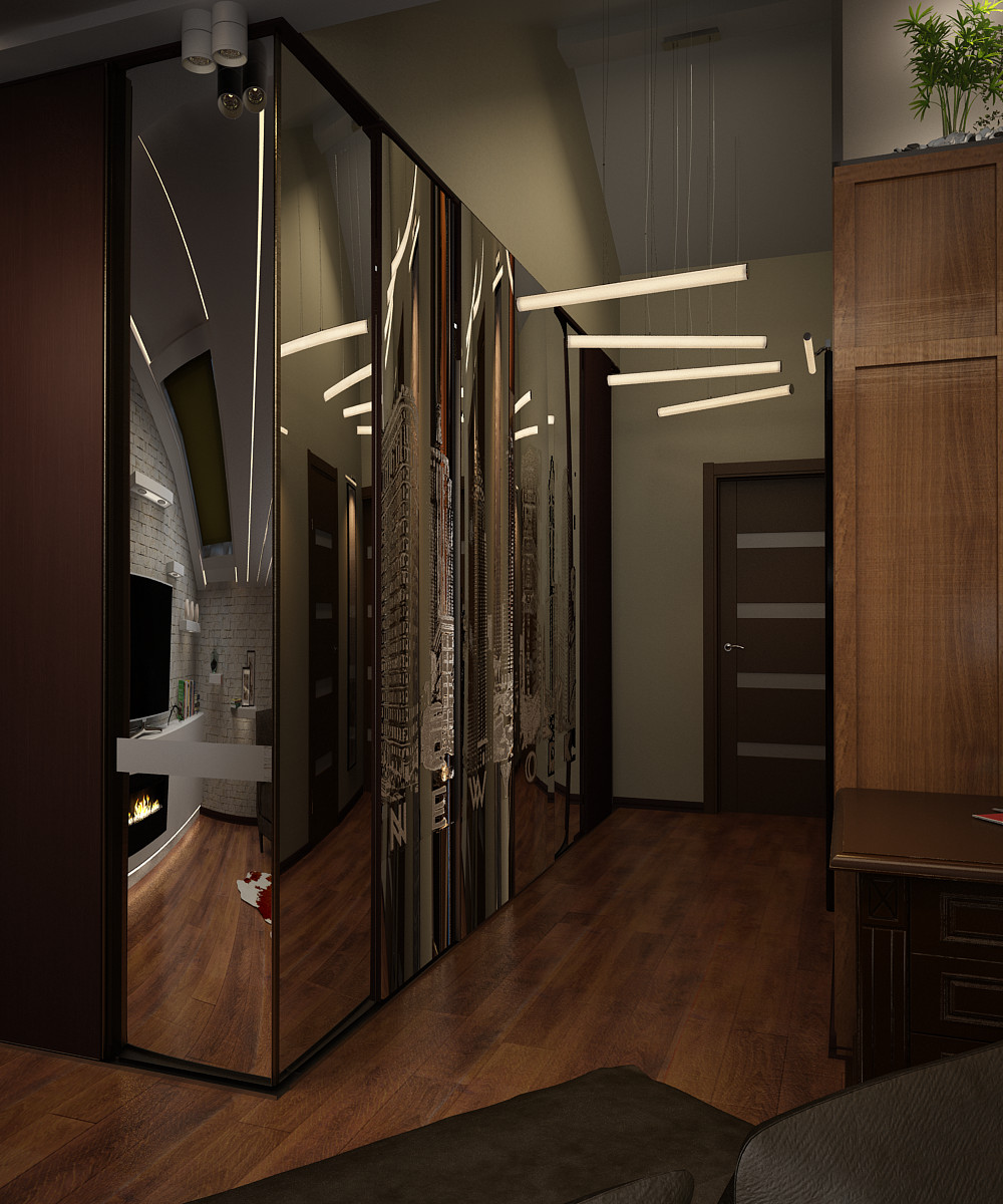 Мансарда небольшого котеджа