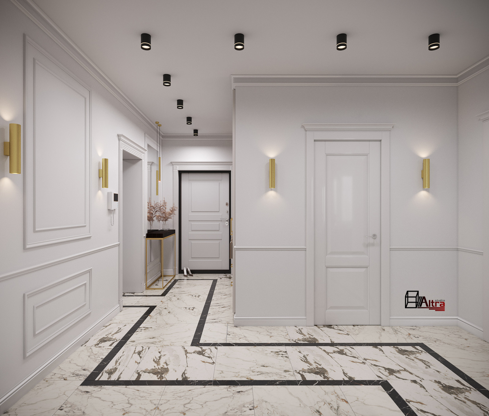 Квартира в стиле неоклассика