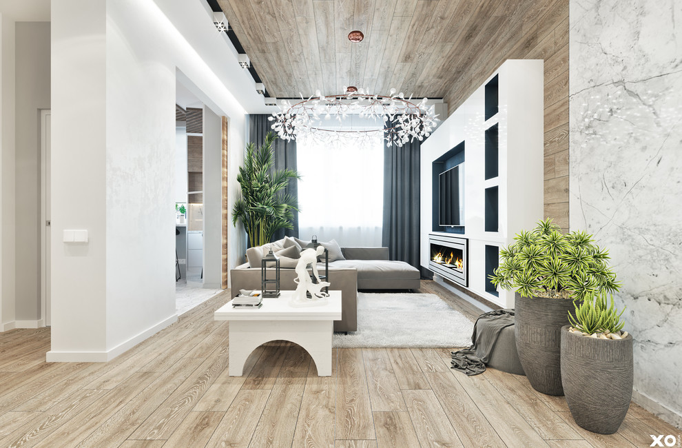 Обложка проекта: Eco-minimalism in 104 m2