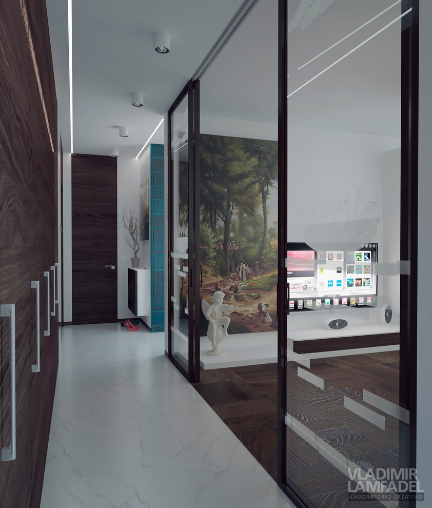 Uno mattina nebbiosa a Milano