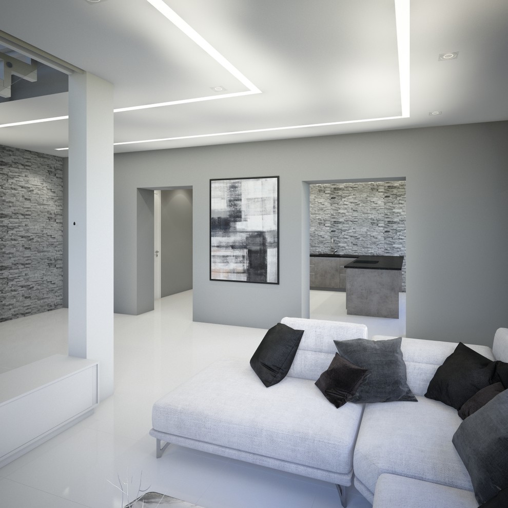 Дизайн-проект загородного дома в современном минимализме