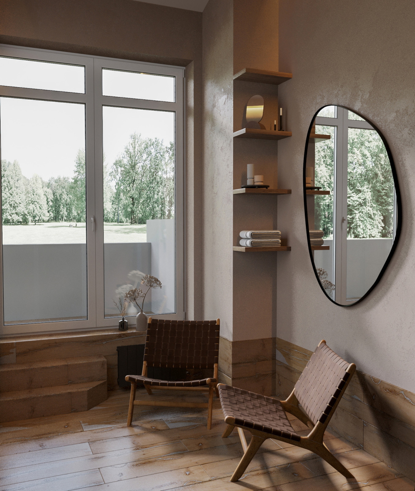 Зона отдыха - коридор