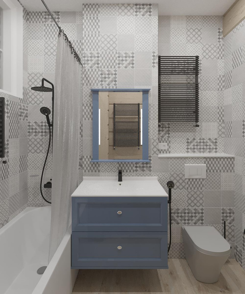 Двухэтажный деревянный дом