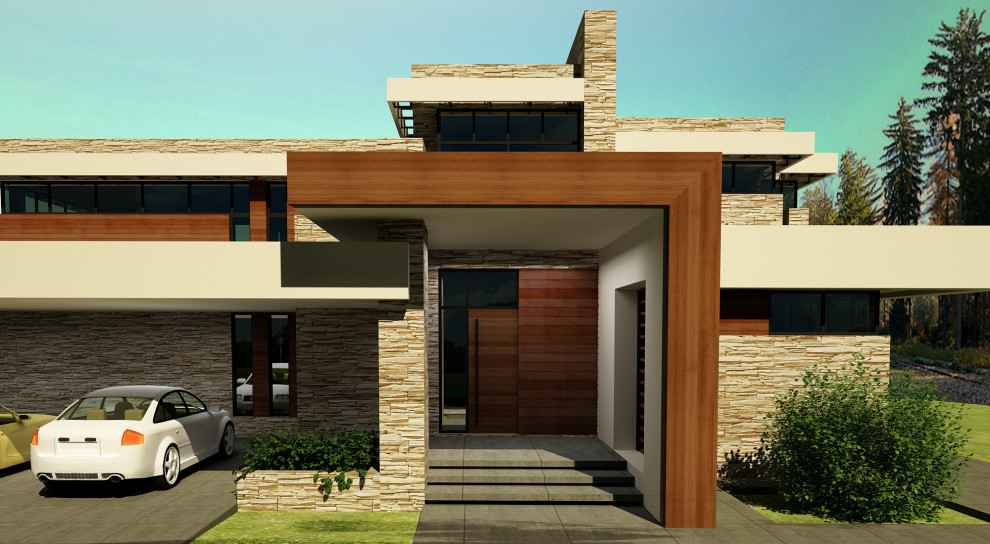 Проект индивидуального жилого дома. Каменка