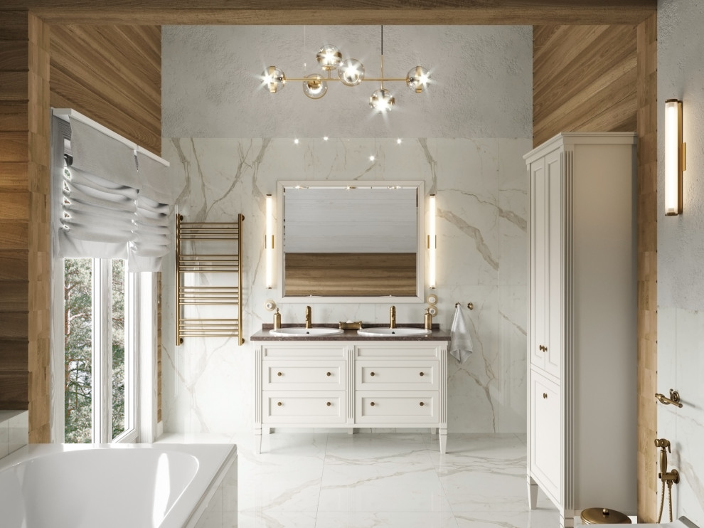 Обложка проекта: Дом из клееного бруса в Сысерти— 241м²