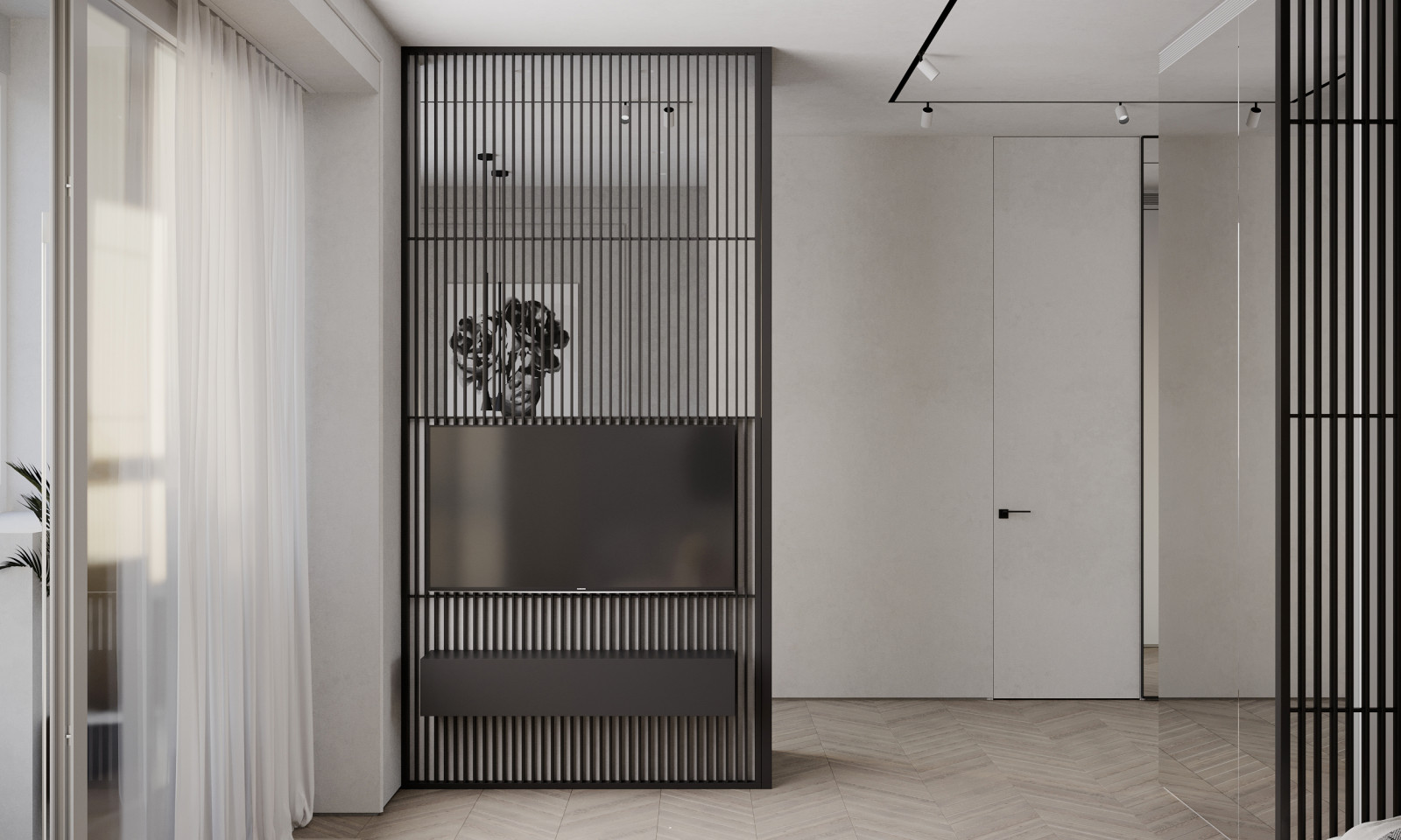 Дизайн интерьера квартиры в современном стиле в ЖК Сити Парк 1