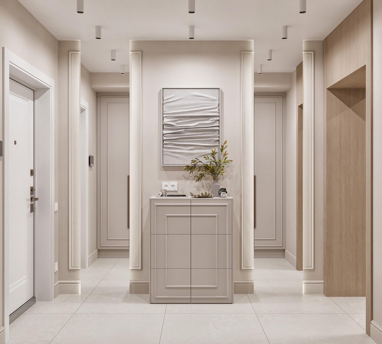 Дизайн квартиры в стиле неоклассика