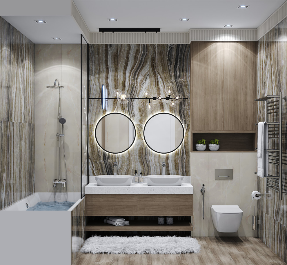 Квартира для семьи в современном стиле