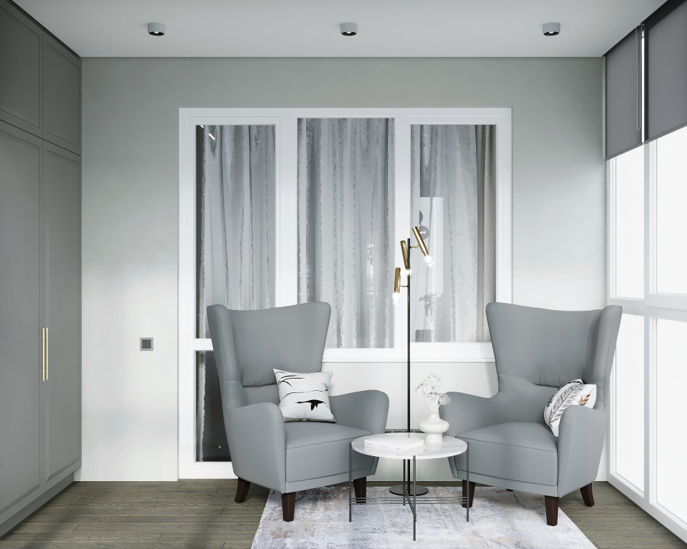 Дизайн интерьера квартиры с открытой террасой в жилом комплексе "Тармо"