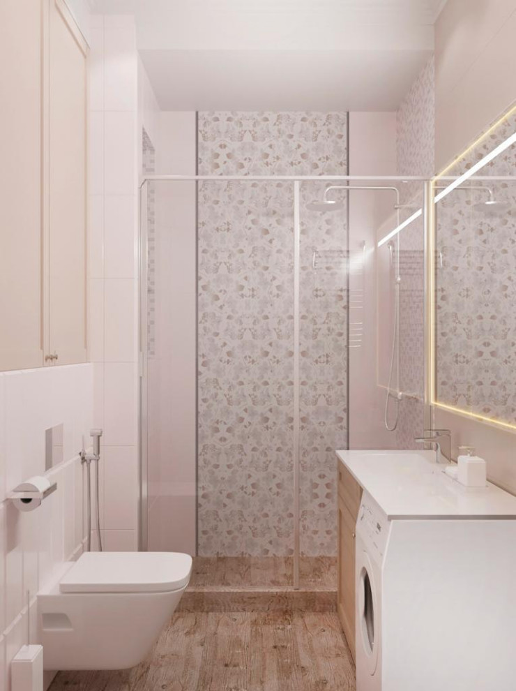 Дизайн проект квартиры общей площадью 87 м2 в стиле "Эклектика"