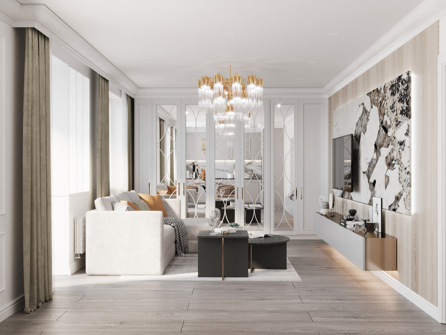 кухня-гостиная