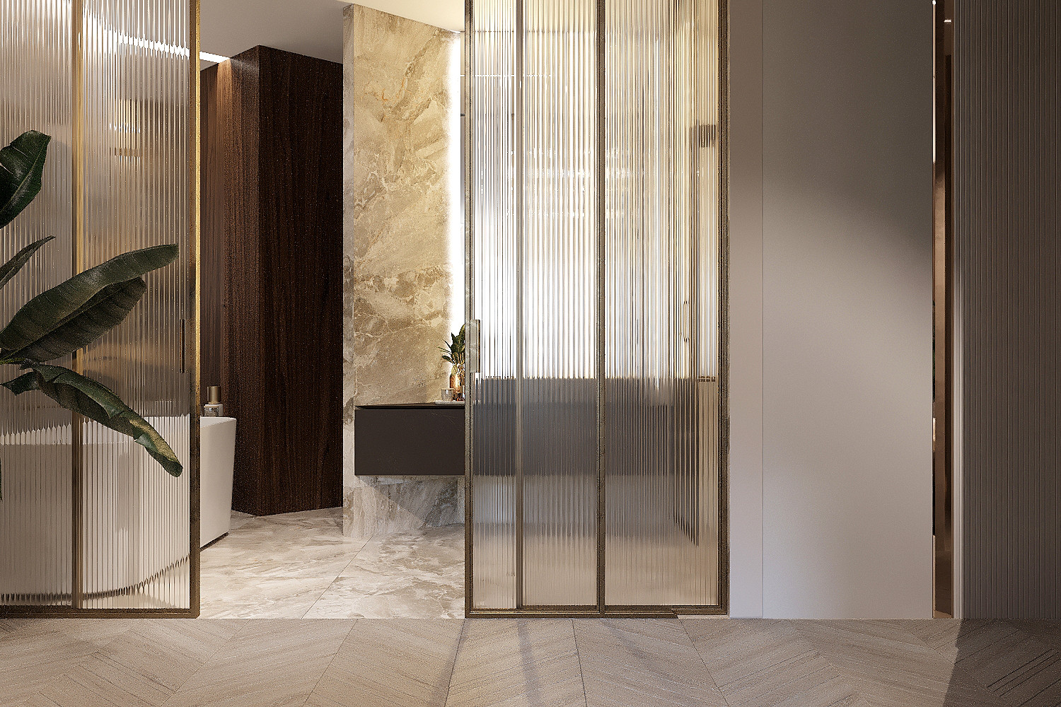 Интерьер квартиры ЖК "Ладья" в г. Самара 163м2