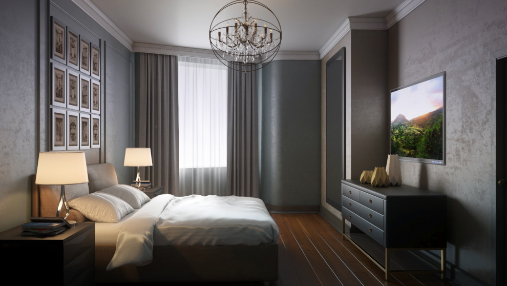 Обложка проекта: Квартира в сдержанной палитре