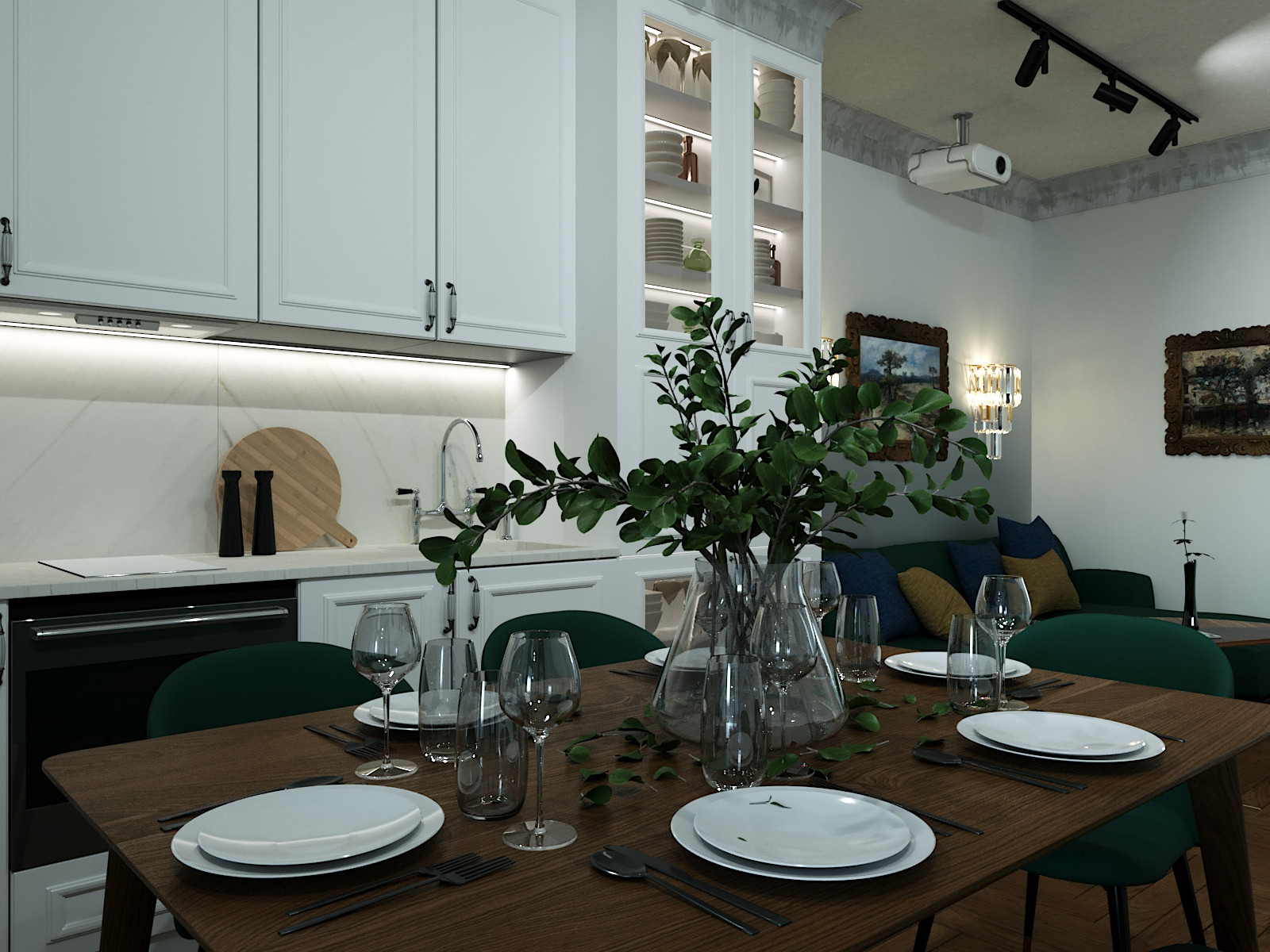 3D Визуализация - кухня 2