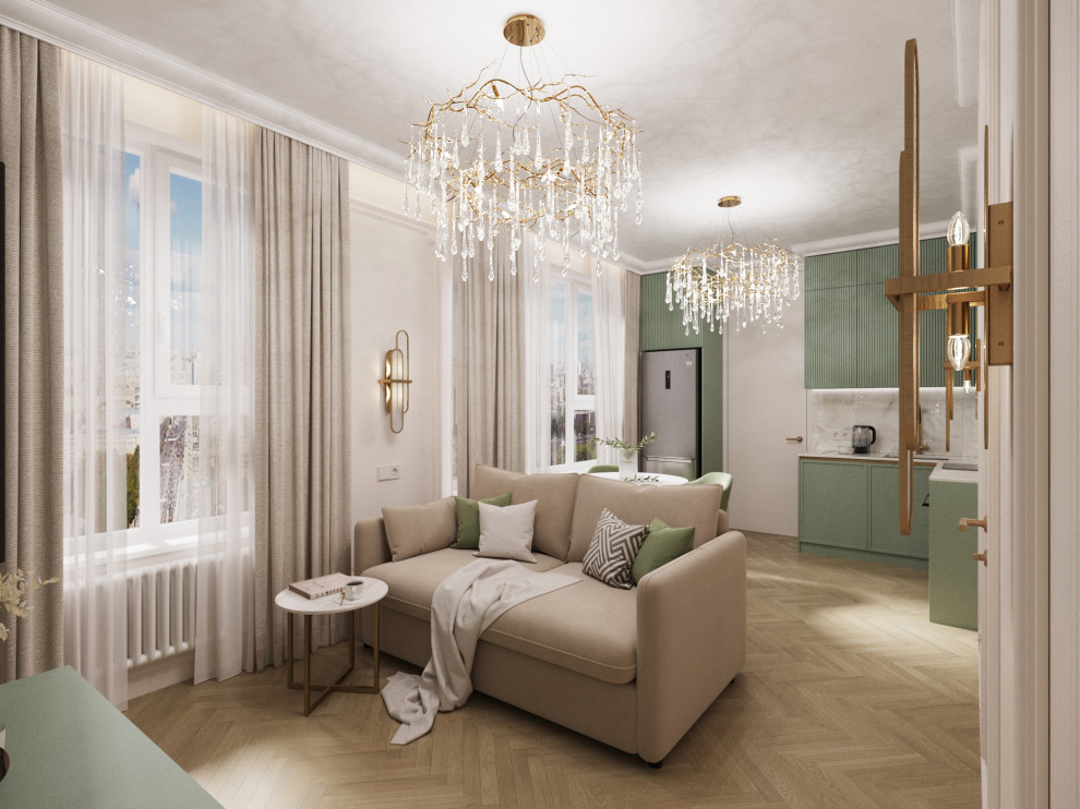 Дизайн-проект евротрехкомнатной квартиры 57 м2