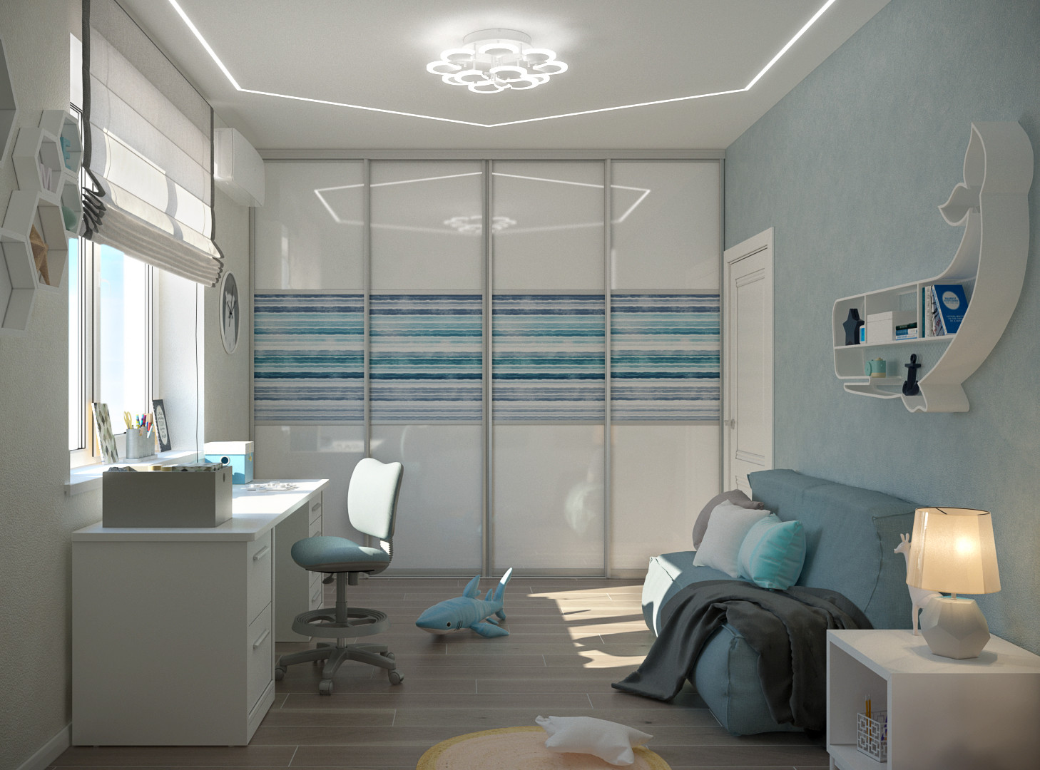 Обложка проекта: Дизайн детской для мальчика, ст.Динская