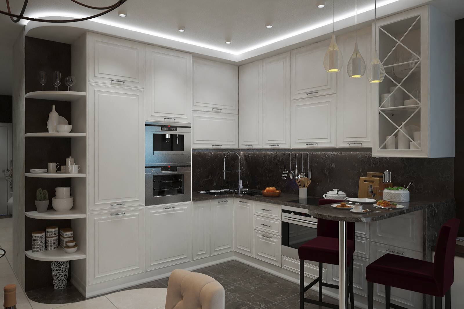 Дизайн-проект квартиры в ЖК "Golden Keys"