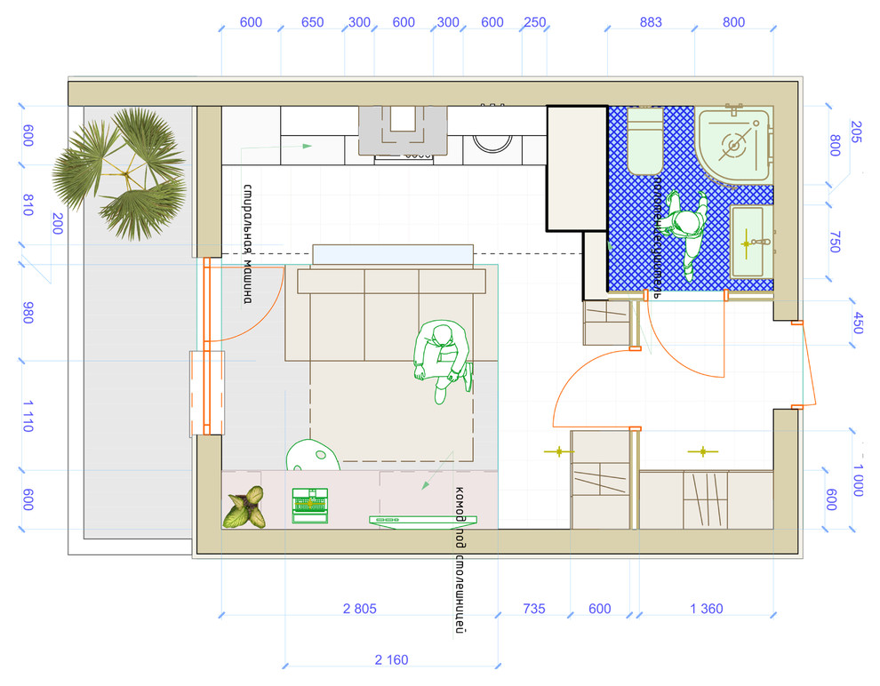 Обложка проекта: Планировки маленьких кватрир и пространств