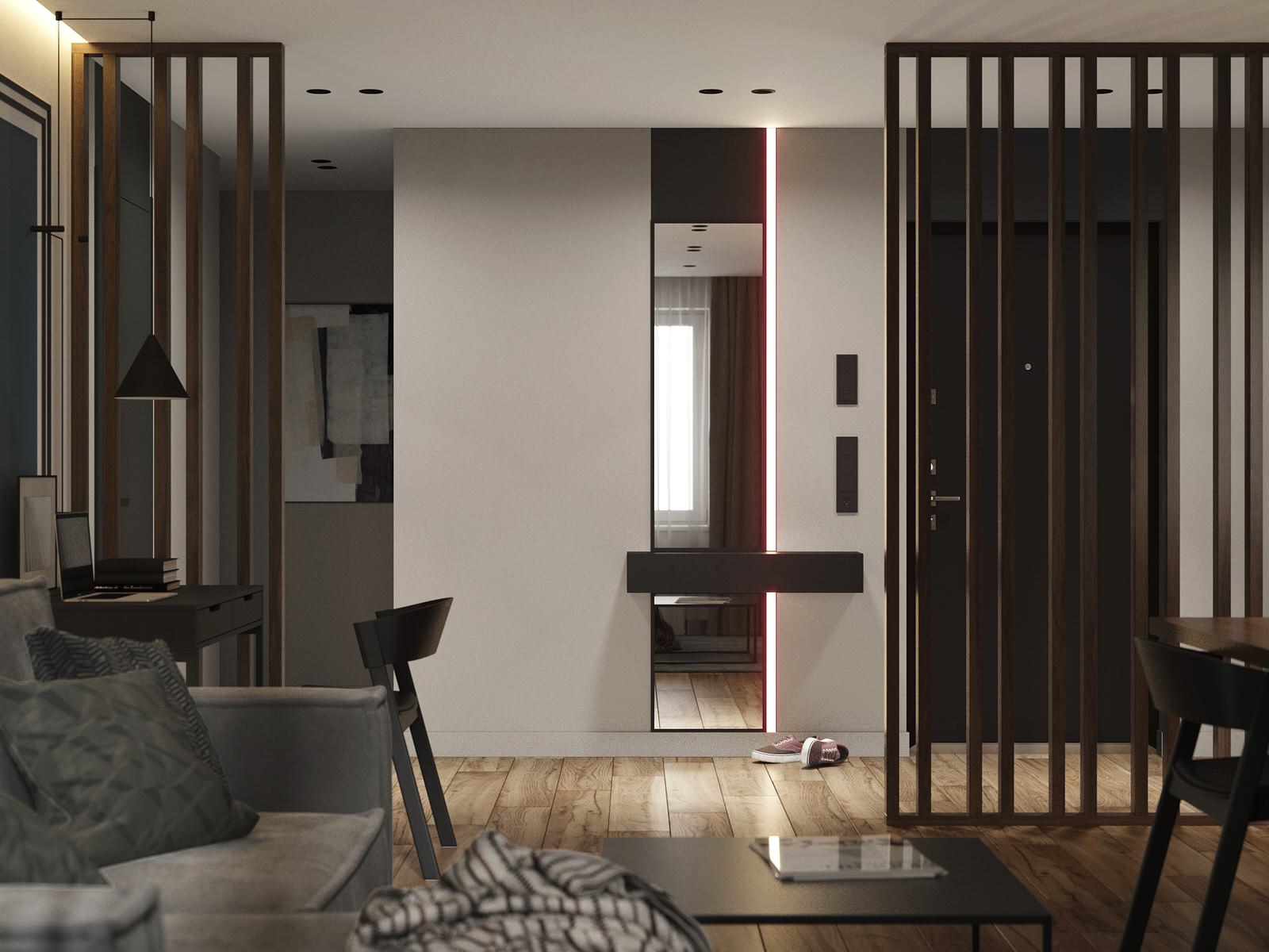 Темная квартира на севере города