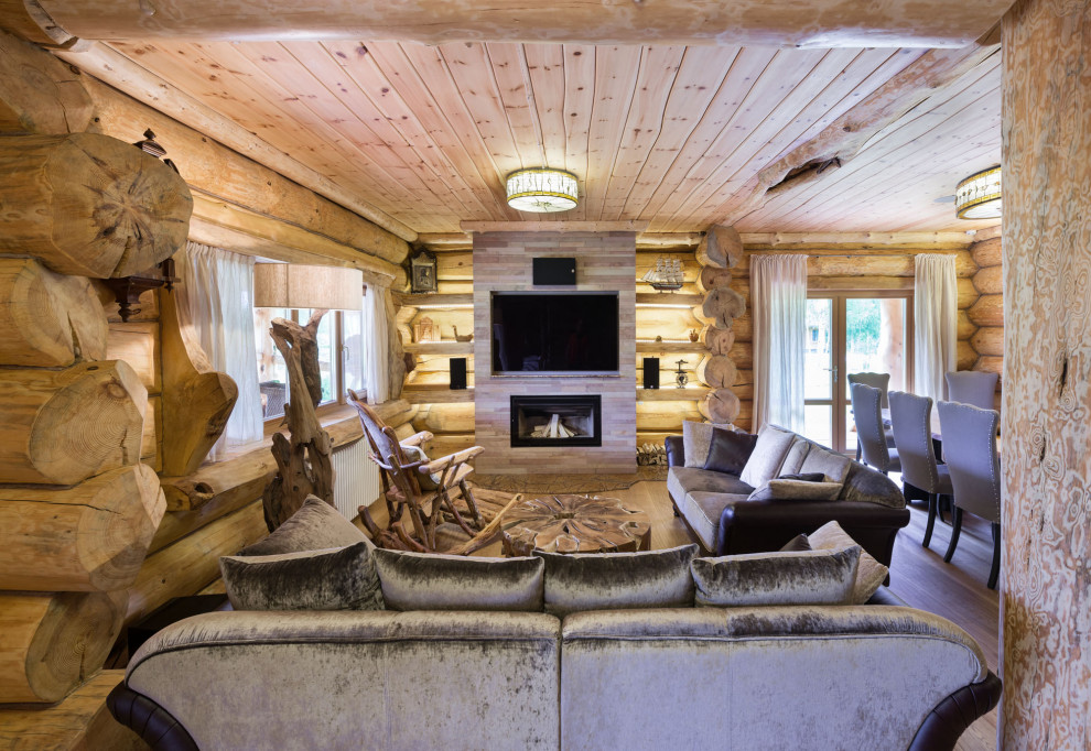 Дом в рустикальном стиле