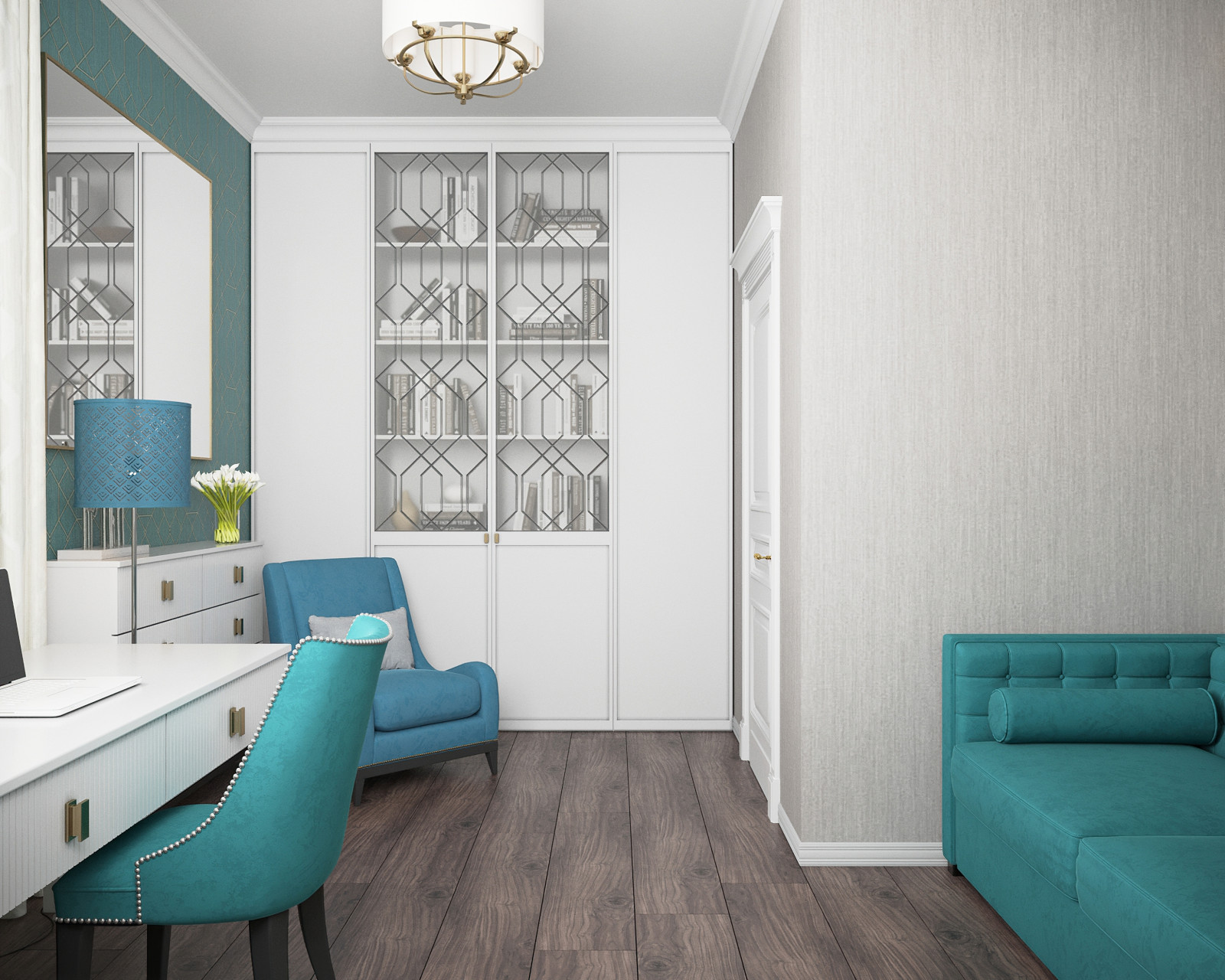 Интерьер дома в современном классическом стиле