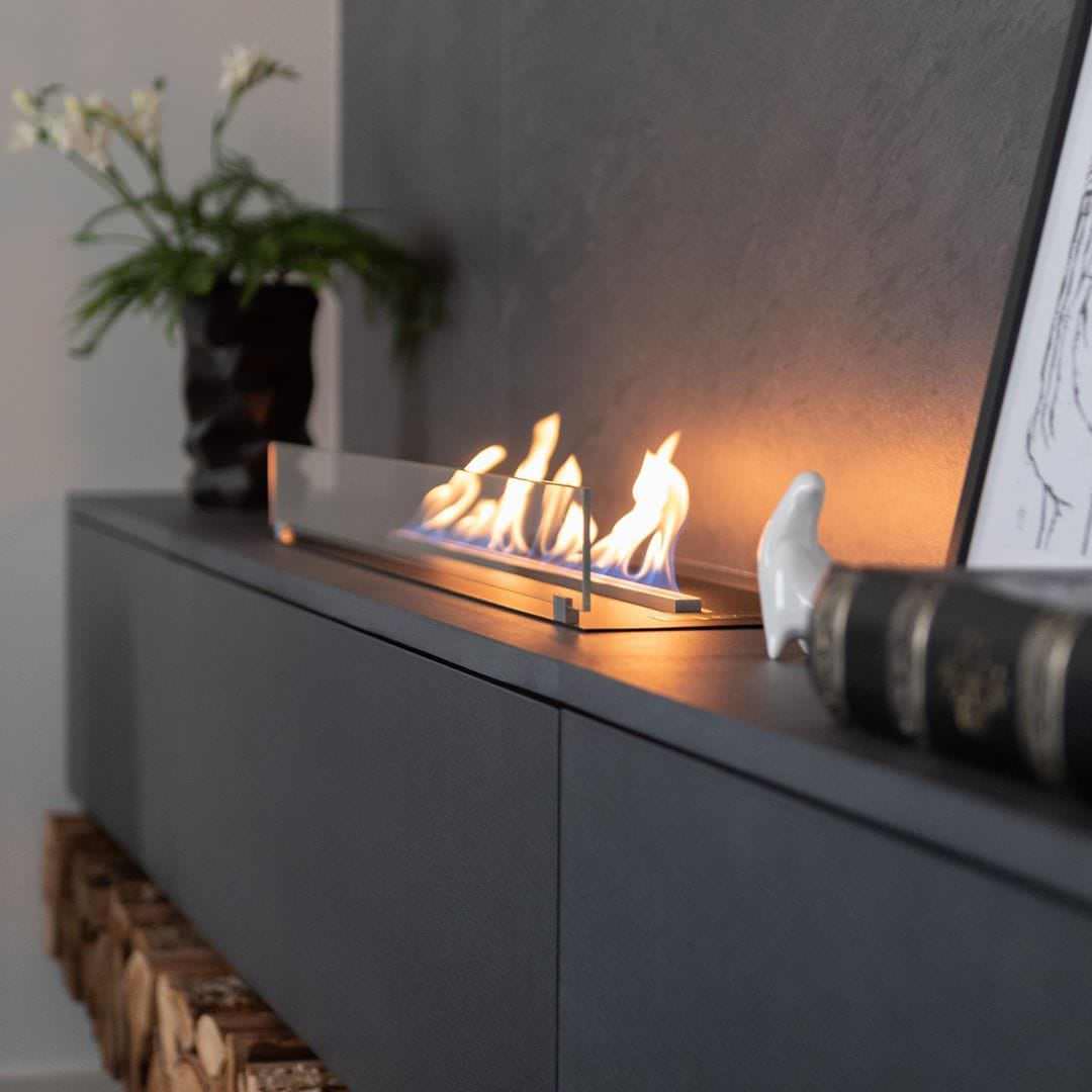 Обложка проекта: Биокамин в мебельной конструкции Denver Basic (Decoflame)