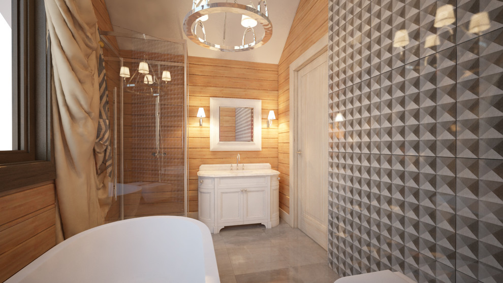 Дом из бруса. Архитектура и дизайн интерьера.