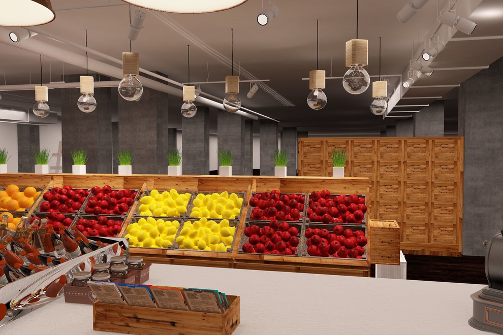 Обложка проекта: EXPRESS MARKET ТК Миллениум, 150 м2