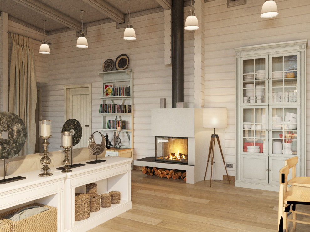 Интерьеры жилого дома в Новосибирске