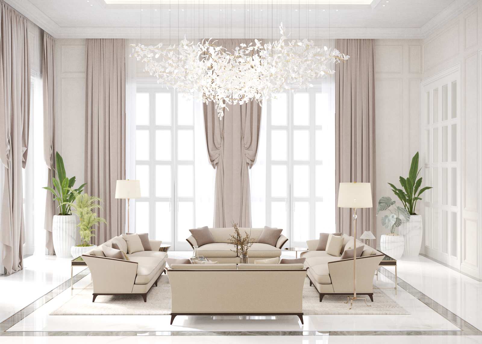 Дизайн интерьера дома 600 кв.м