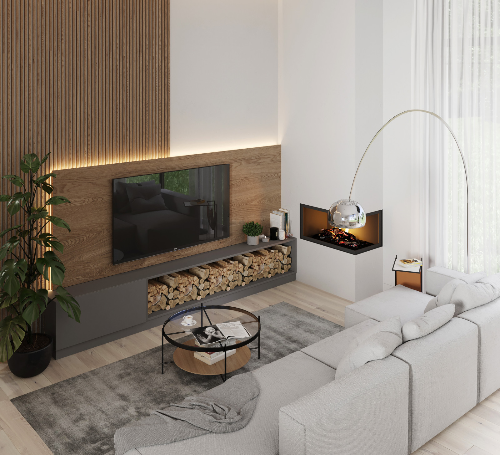 Дом в Репинских усадьбах. Гостиная