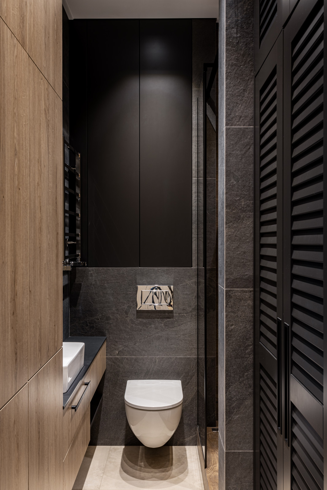 Санузел в стиле лофт