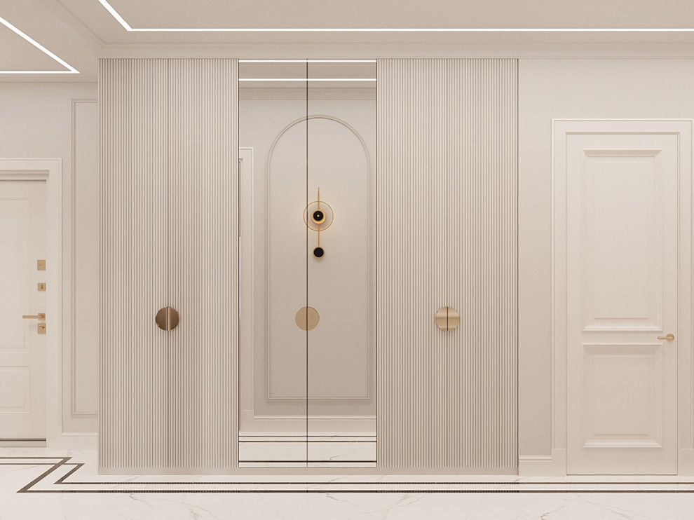 Интерьер в стиле неоклассика в РП ЗАРЕЧЬЕ 103 кв.м.