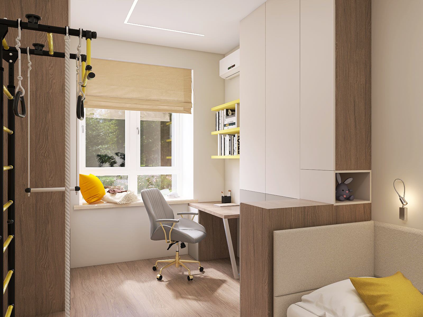 Трехкомнатная квартира в современном стиле ЖК Хвоя