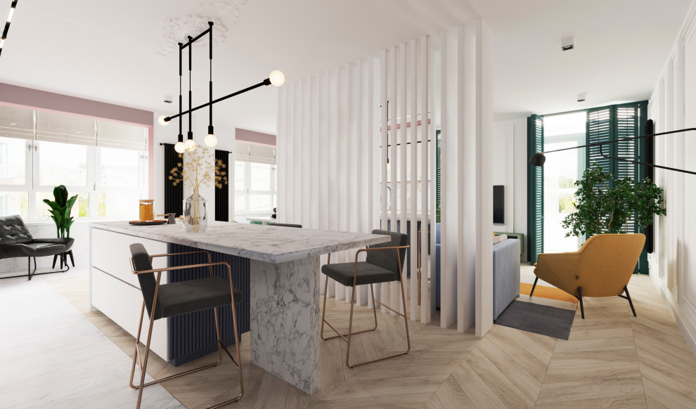 Квартира с яркими акцентами