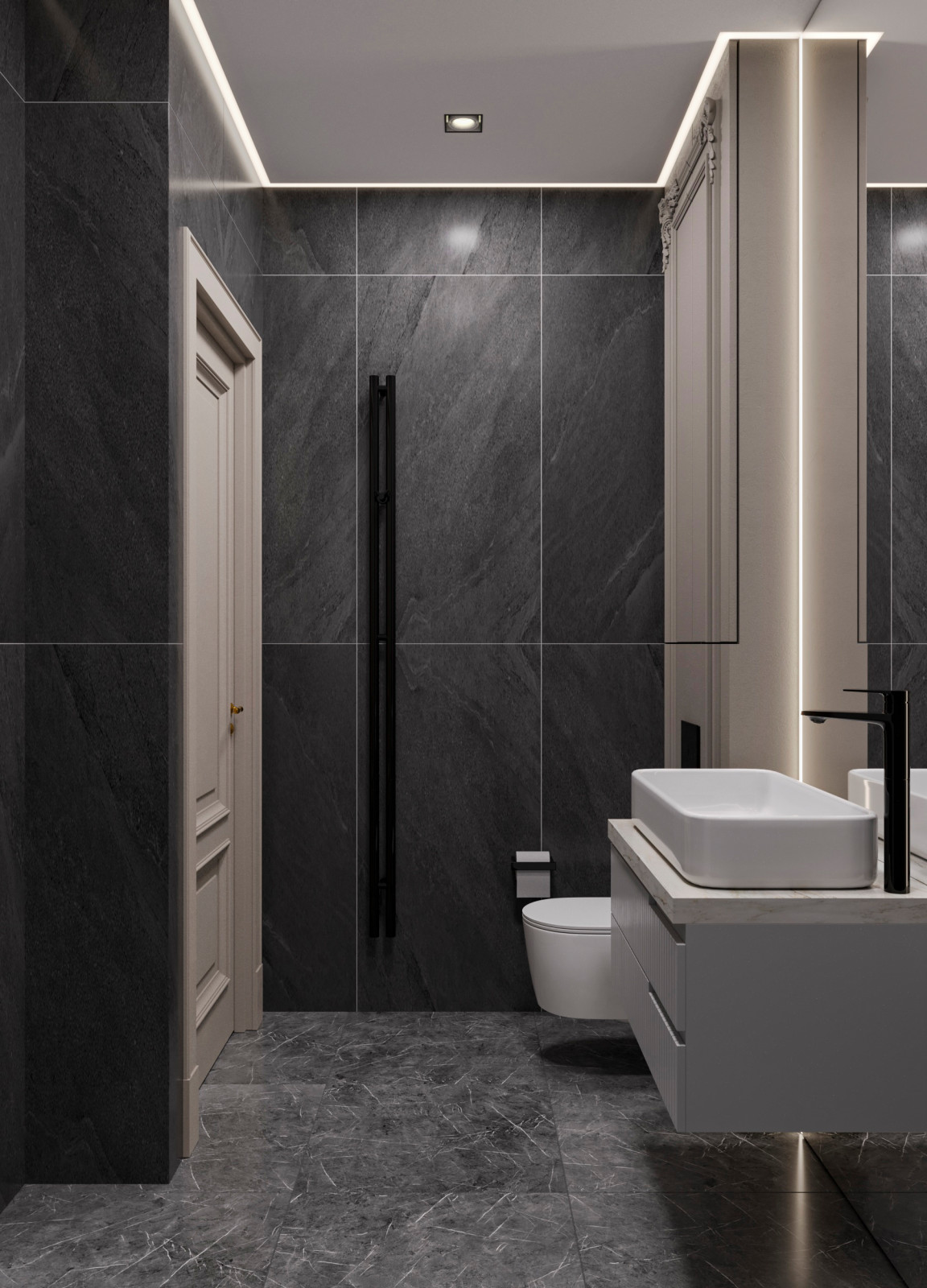 Интерьер, где царит ночь