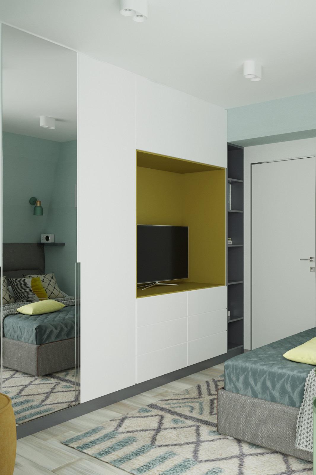 Проект 3-х комнатной квартиры в ЖК "Красный Бор"