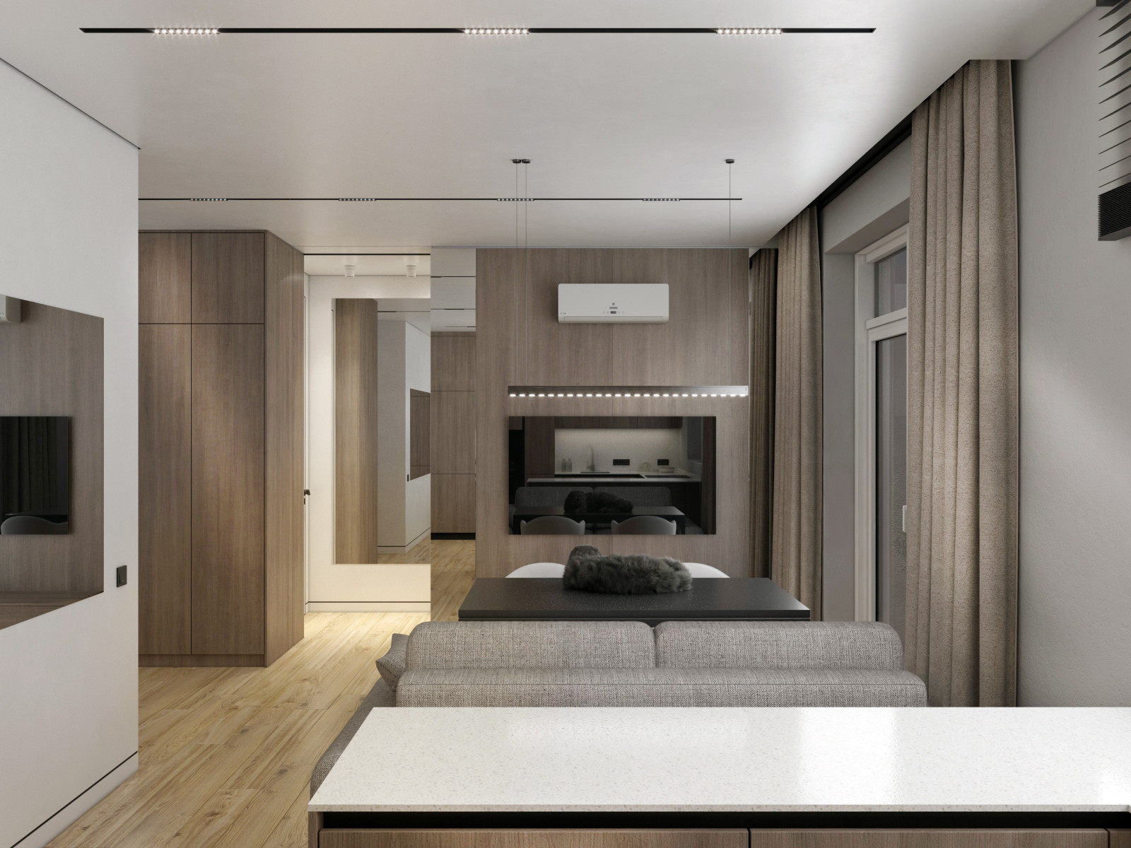 Интерьер дома 70 кв.м.