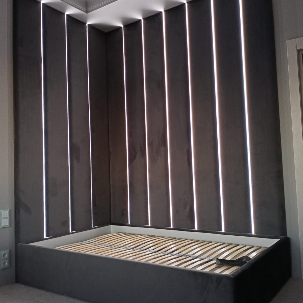 Мягкие стеновые панели в интерьере. Наше производство