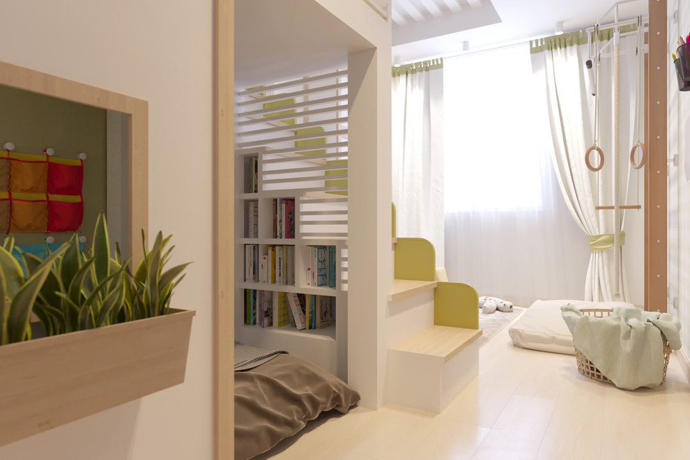 Обложка проекта: Детская комната с магнитно-грифельным покрытием