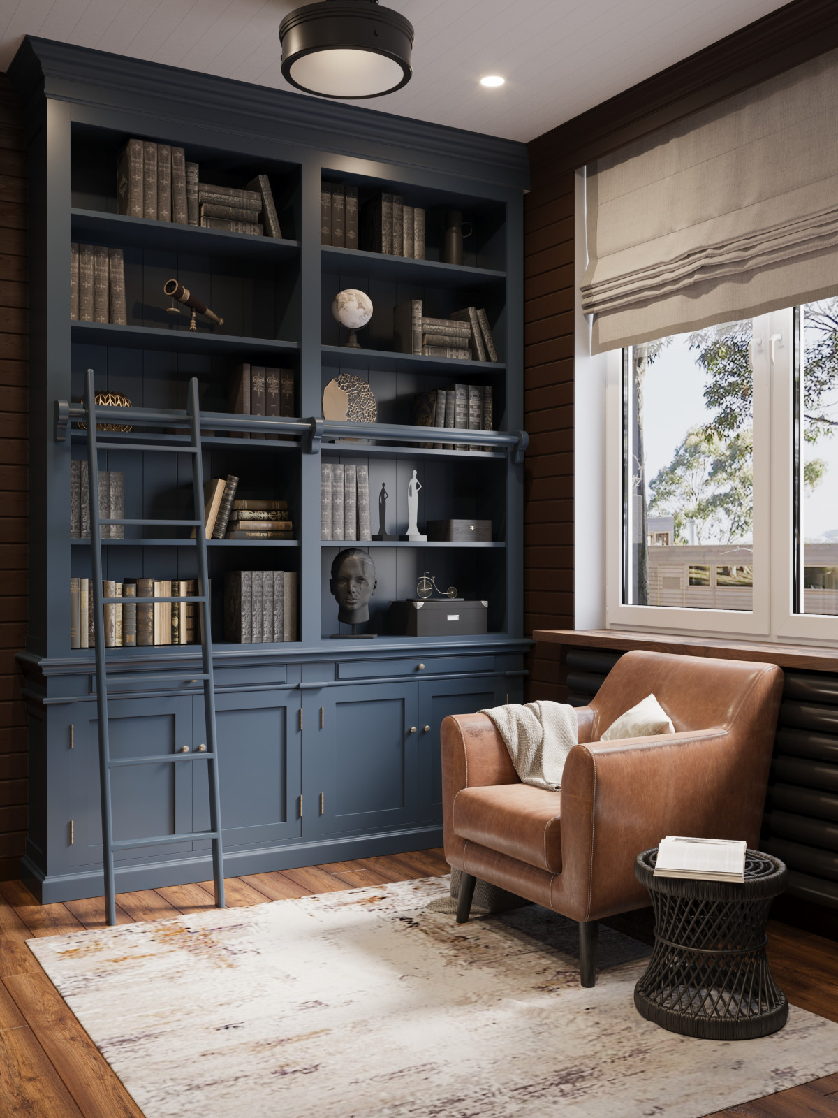 Загородный дом в американской классике для звездного клиента