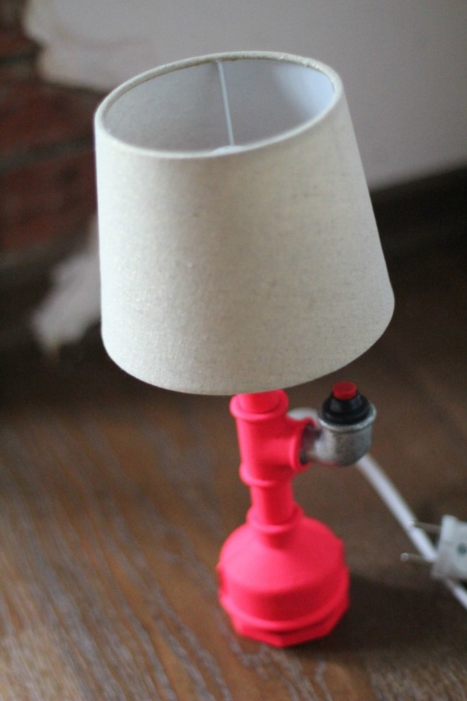 Светильники из водопроводной трубы