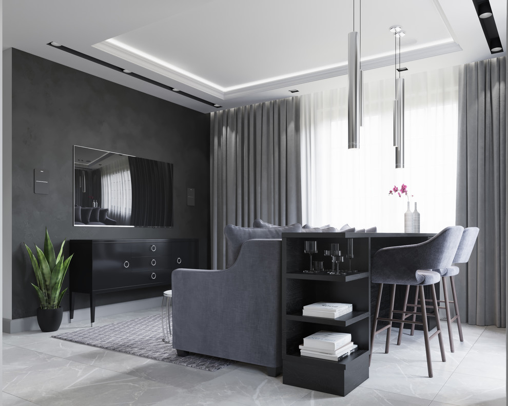 Современный дизайн интерьера для молодой пары