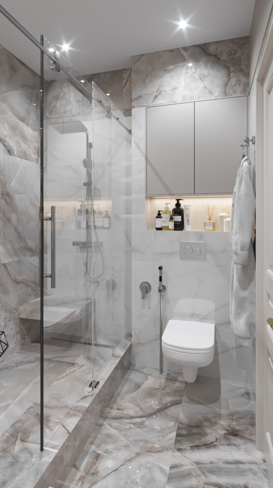 санузел гостевой в частном доме